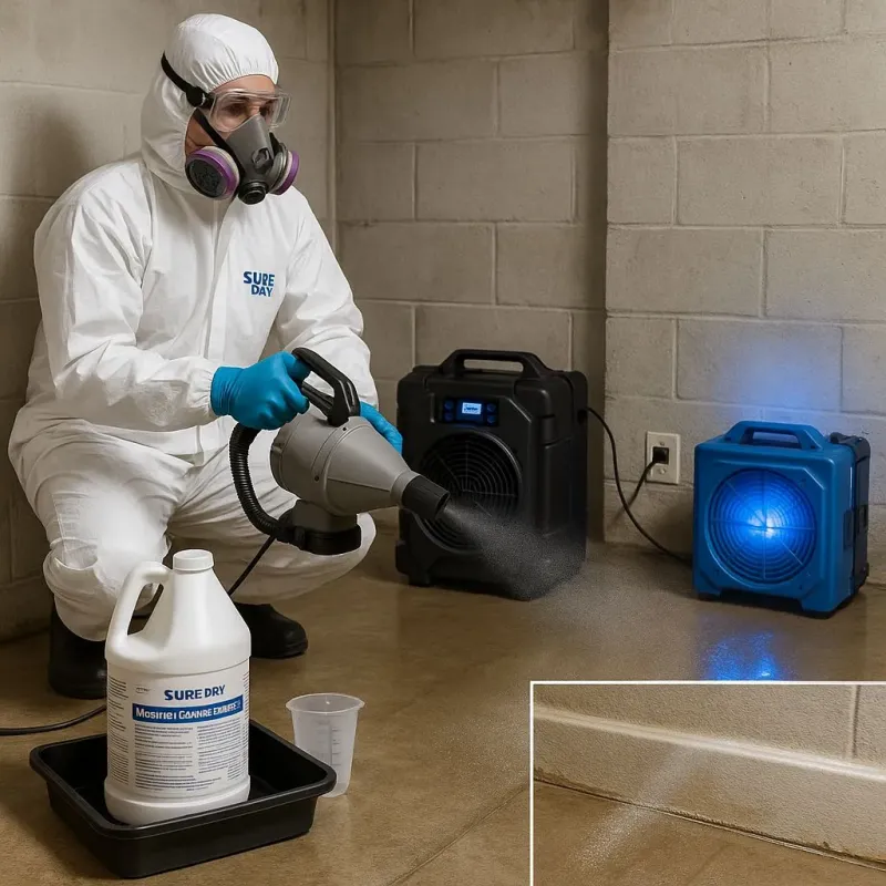 Sanitization and Odor Removal process in Cresskill, NJ